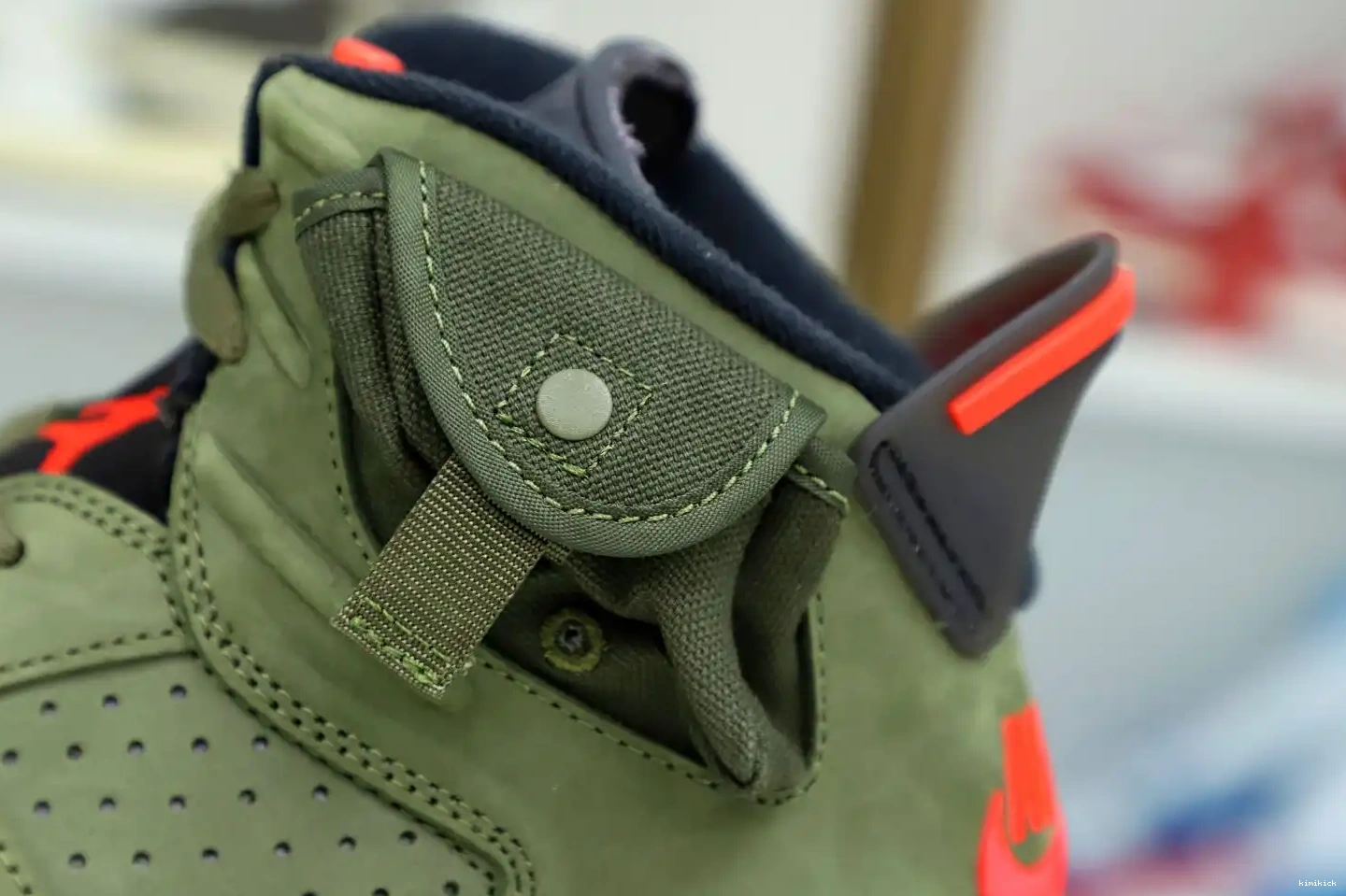 Kimikick TRAVIS RETRO JORDAN AIR X 6 SCOTT 'OLIVE' 0422